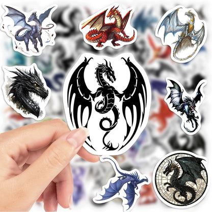 Fantasy Dragon Sticker Magic Art