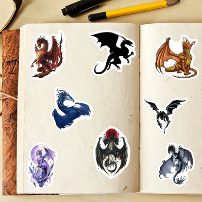 Fantasy Dragon Sticker Magic Art
