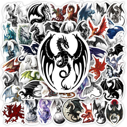 Fantasy Dragon Sticker Magic Art