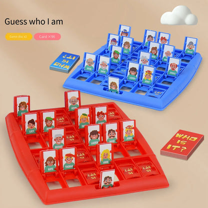 Temporary 1 set Guess Who I Am Party Games，Family Gathering Interactive Games，Fun Board Games，Interesting Gift